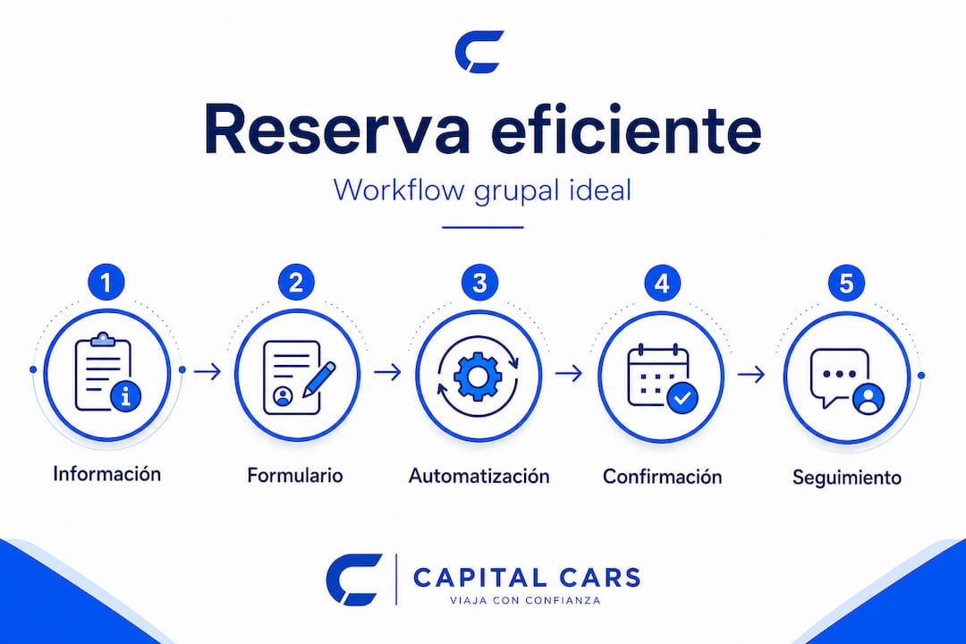 Infografía vertical: guía práctica para reservar de manera eficiente