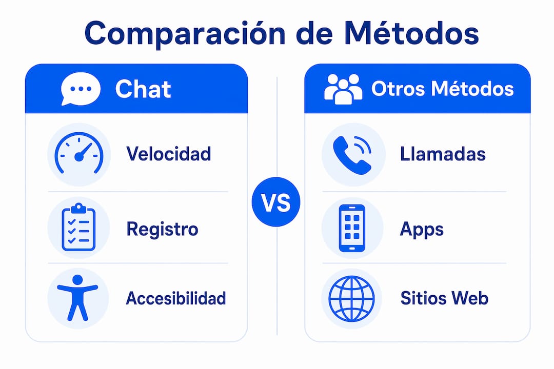Infografía sobre las diferentes formas de pedir un taxi y cómo se comparan entre sí