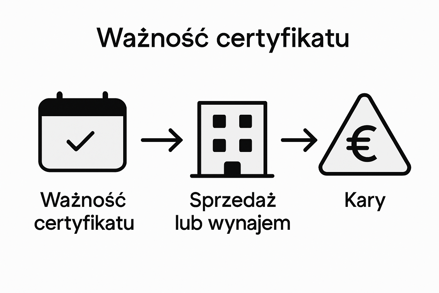 Infografika: jak wygląda proces uzyskania świadectwa energetycznego i jak długo zachowuje ważność