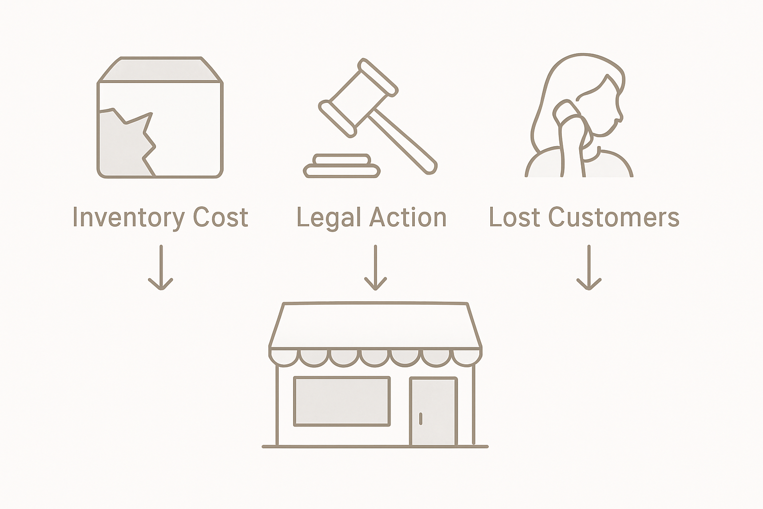 Infographic of business pest risks and costs
