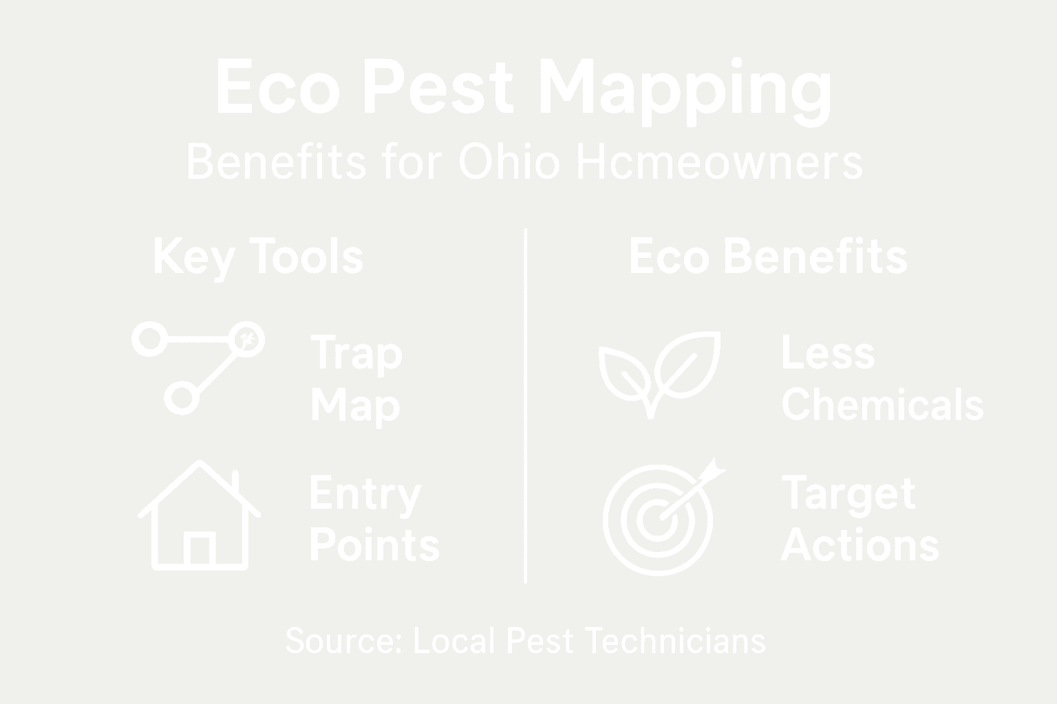 Infographic on eco-friendly pest mapping tips
