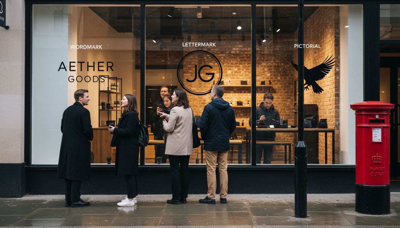 storefront logo display