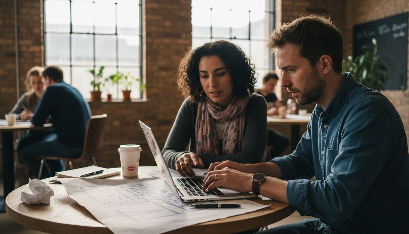 Human-centric design's role in business growth in 2026 1 Manager gathering in-person customer feedback