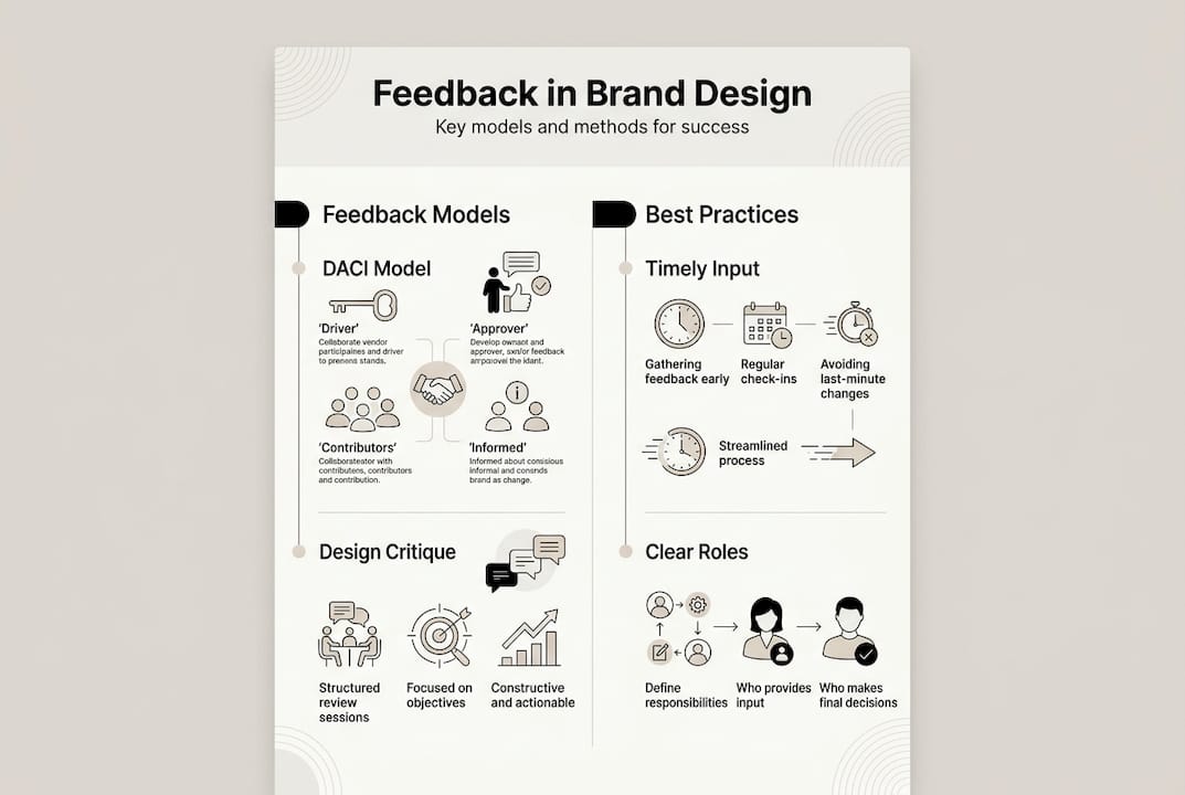 Enhance your brand: the role of feedback in design success 1 Infographic of feedback models and design best practices