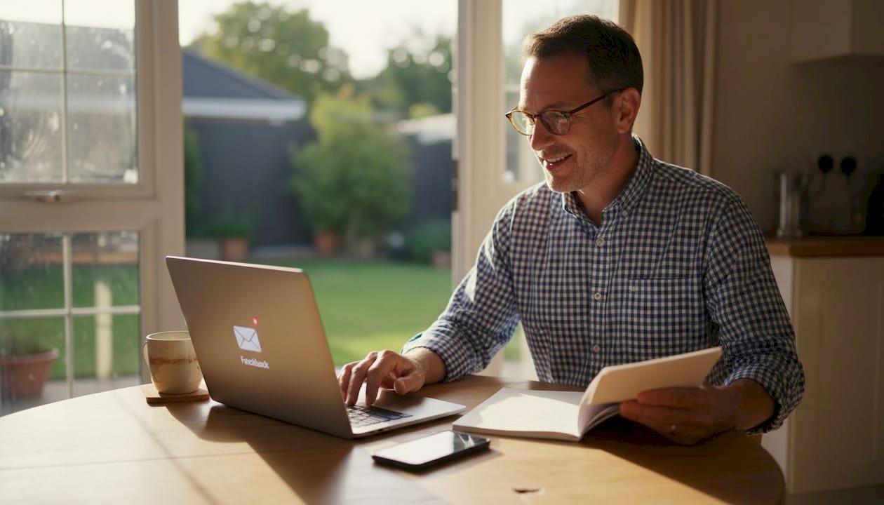 Business owner replying to online reviews