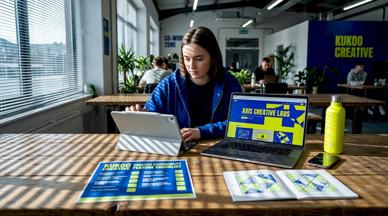 Designer testing adaptive website features