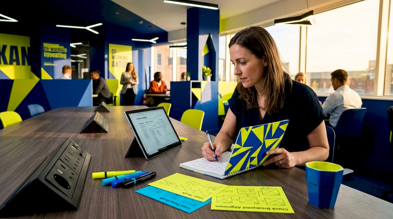 Marketer studies website navigation usability