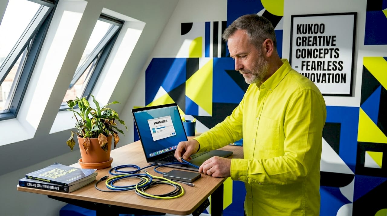 How to update website content: a small business guide 1 Backing up website files in messy office
