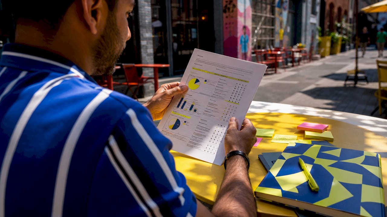 What is market positioning? A guide for UK businesses 1 Hands holding customer feedback form analyzing brand perception