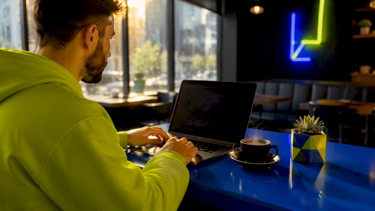 How to conduct a website audit: a 2026 guide 2 Hands typing on keyboard analyzing website data