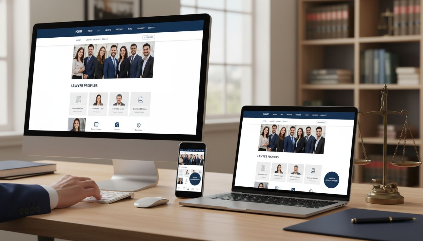 law firm website structure