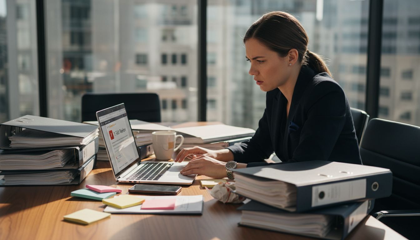 Reputation Management for Attorneys: Why It Matters 1 Lawyer reading online reviews at conference table