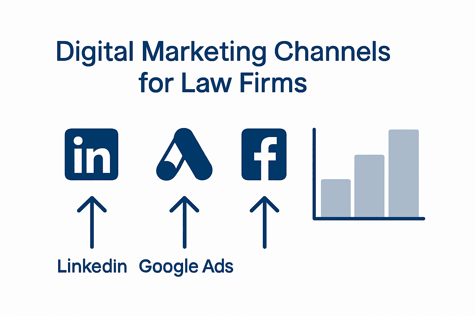Infographic on law firm marketing channels