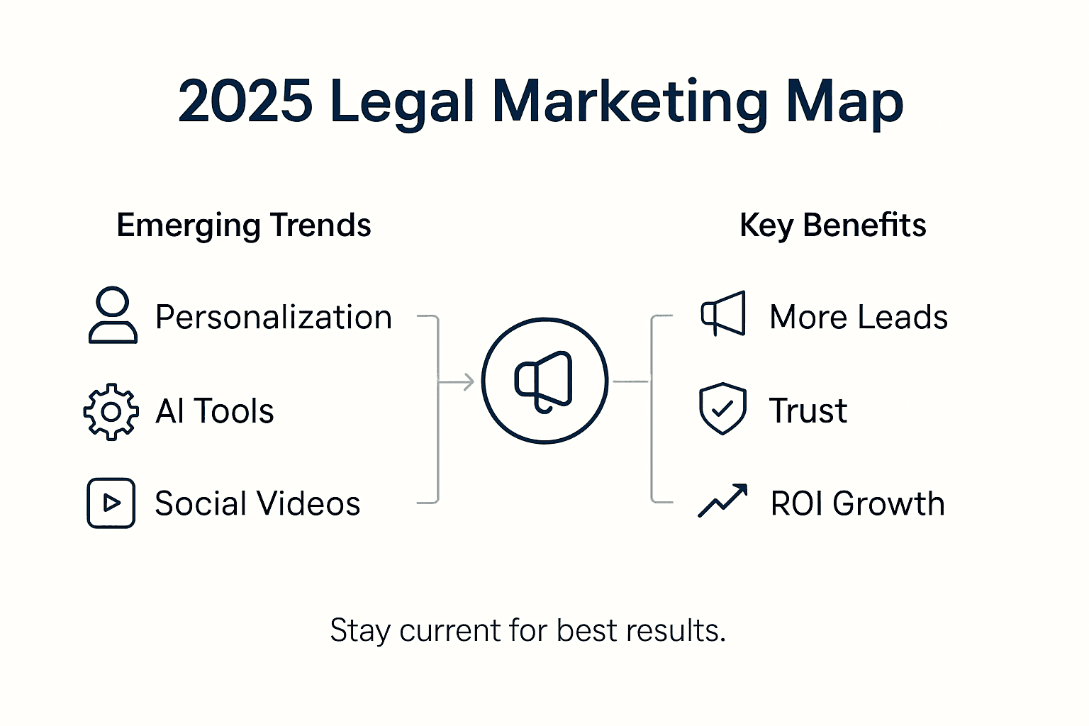 Infographic shows 2025 law firm marketing strategies