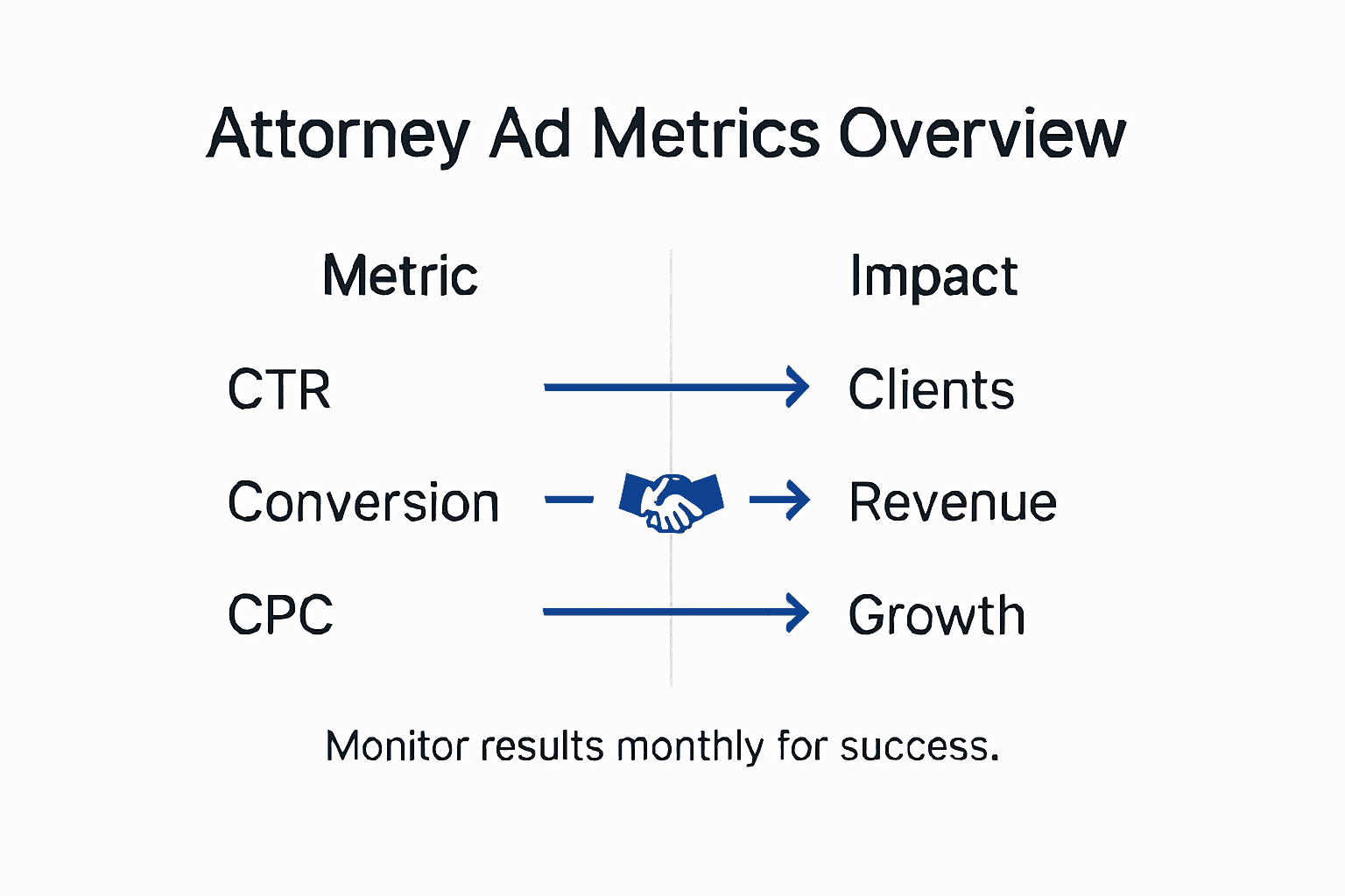 Digital Advertising for Attorneys: Gaining Clients Locally 1 Infographic showing attorney ad metrics and impact