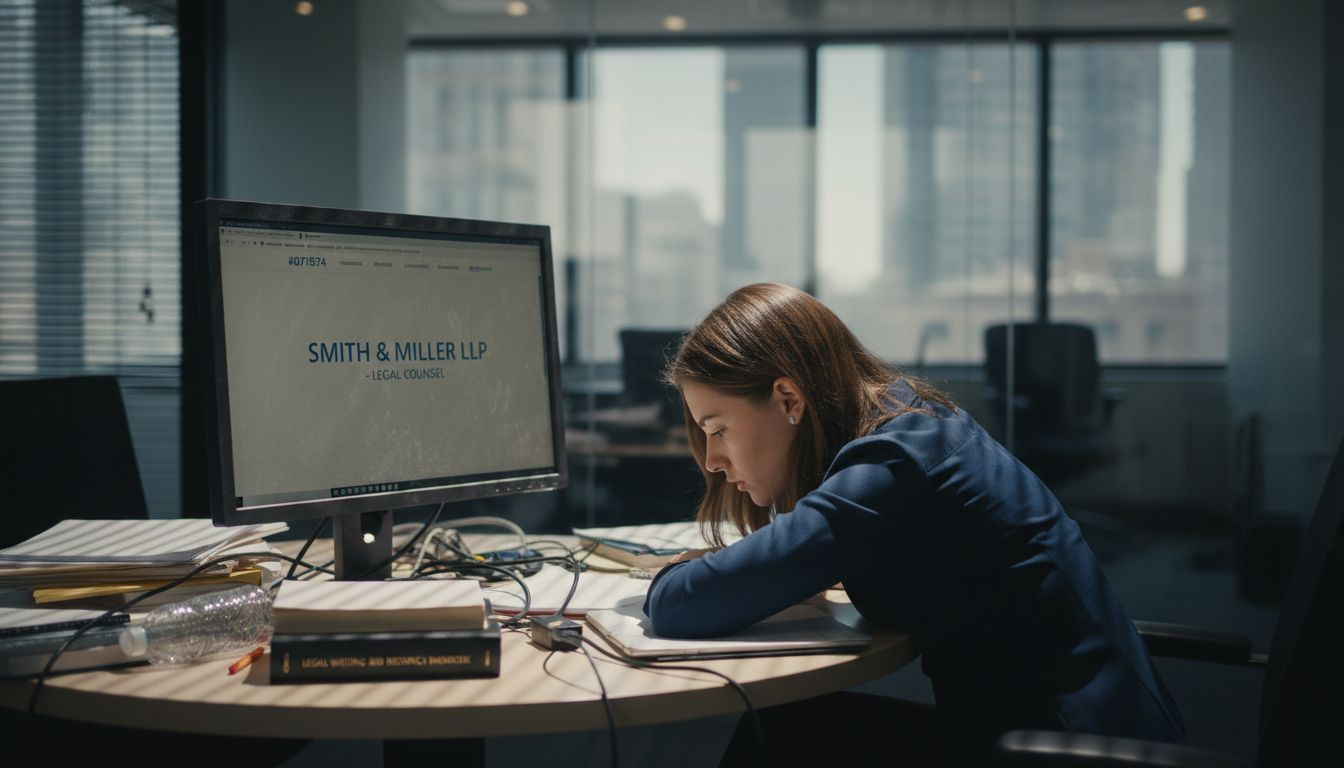 Why Digital Marketing Matters for California Law Firms 1 Attorney reviewing law firm website