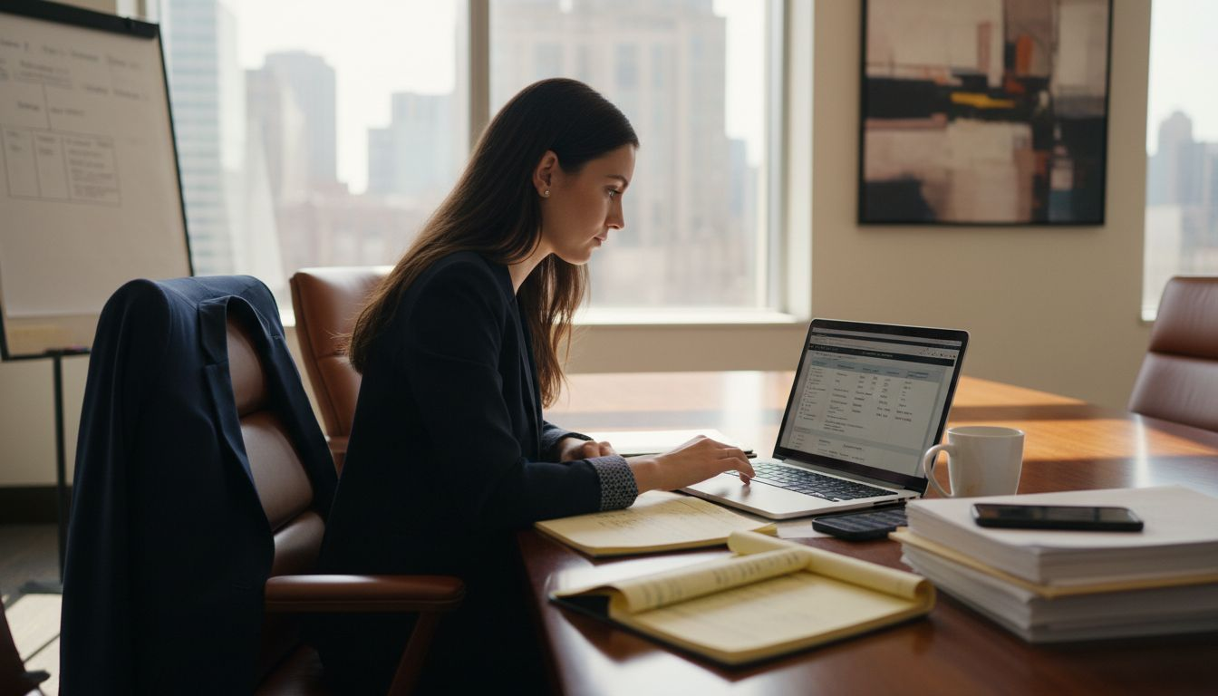 Associate updating case management dashboard