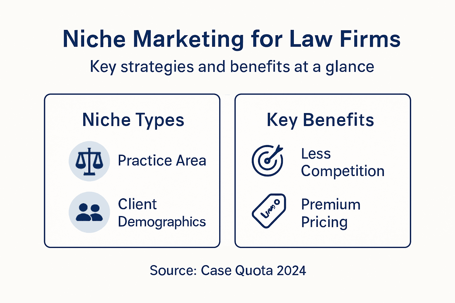 Infographic overview of niche marketing strategies