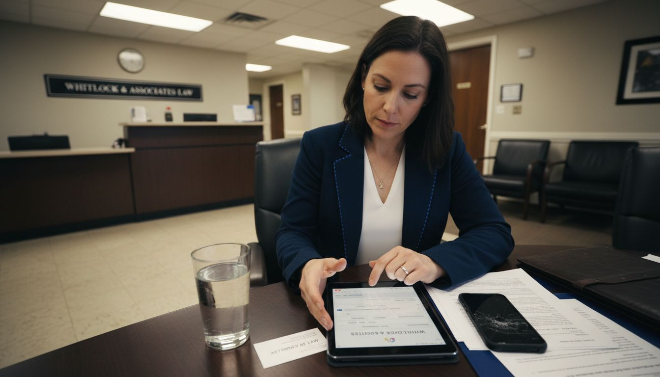 Step by Step Local SEO for Law Firms: Win More Clients 1 Lawyer updating Google Business Profile