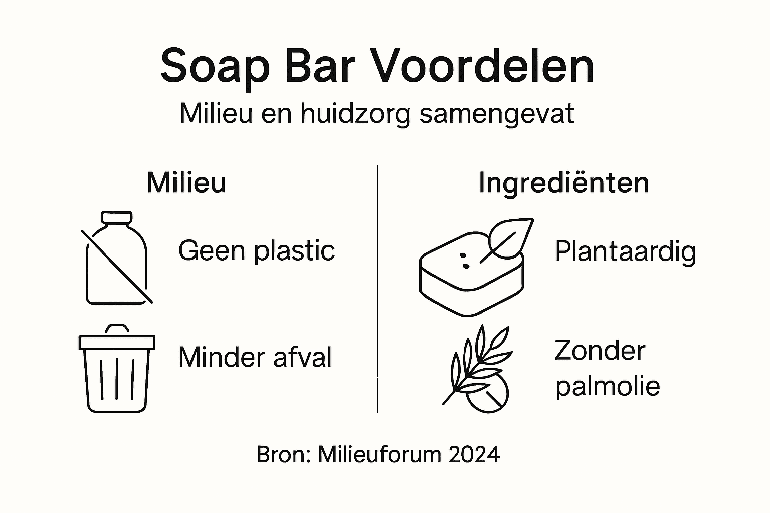 Infographic: waarom kiezen voor duurzame zeepblokken?