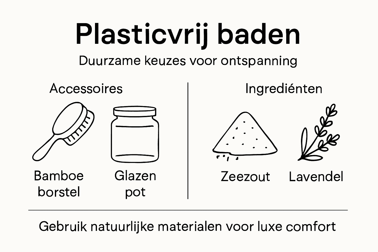 Overzicht: milieuvriendelijke badproducten en natuurlijke ingrediënten