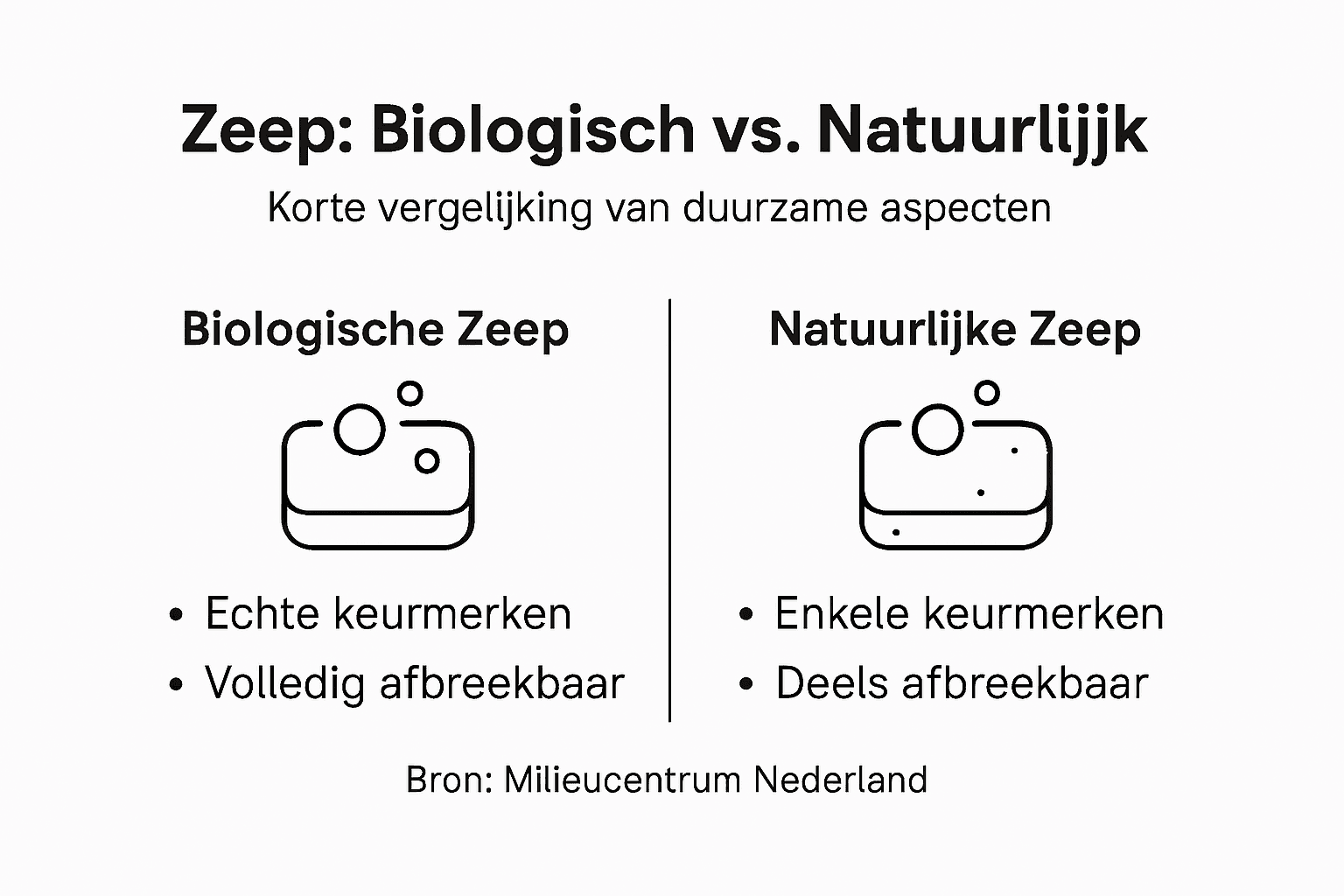 Overzicht: Wat maakt biologische en natuurlijke zeep bijzonder?