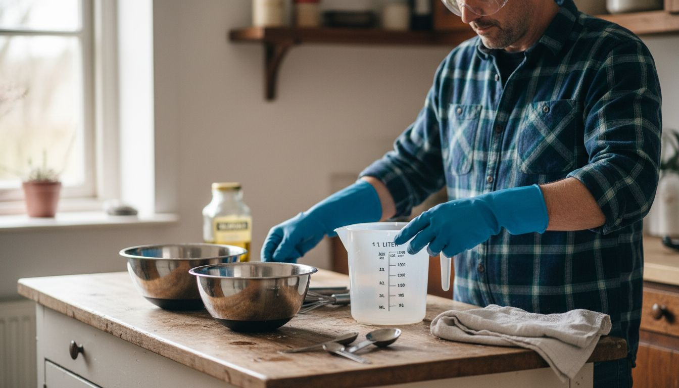 Onmisbare veiligheidsmiddelen en gereedschappen voor het maken van zeep