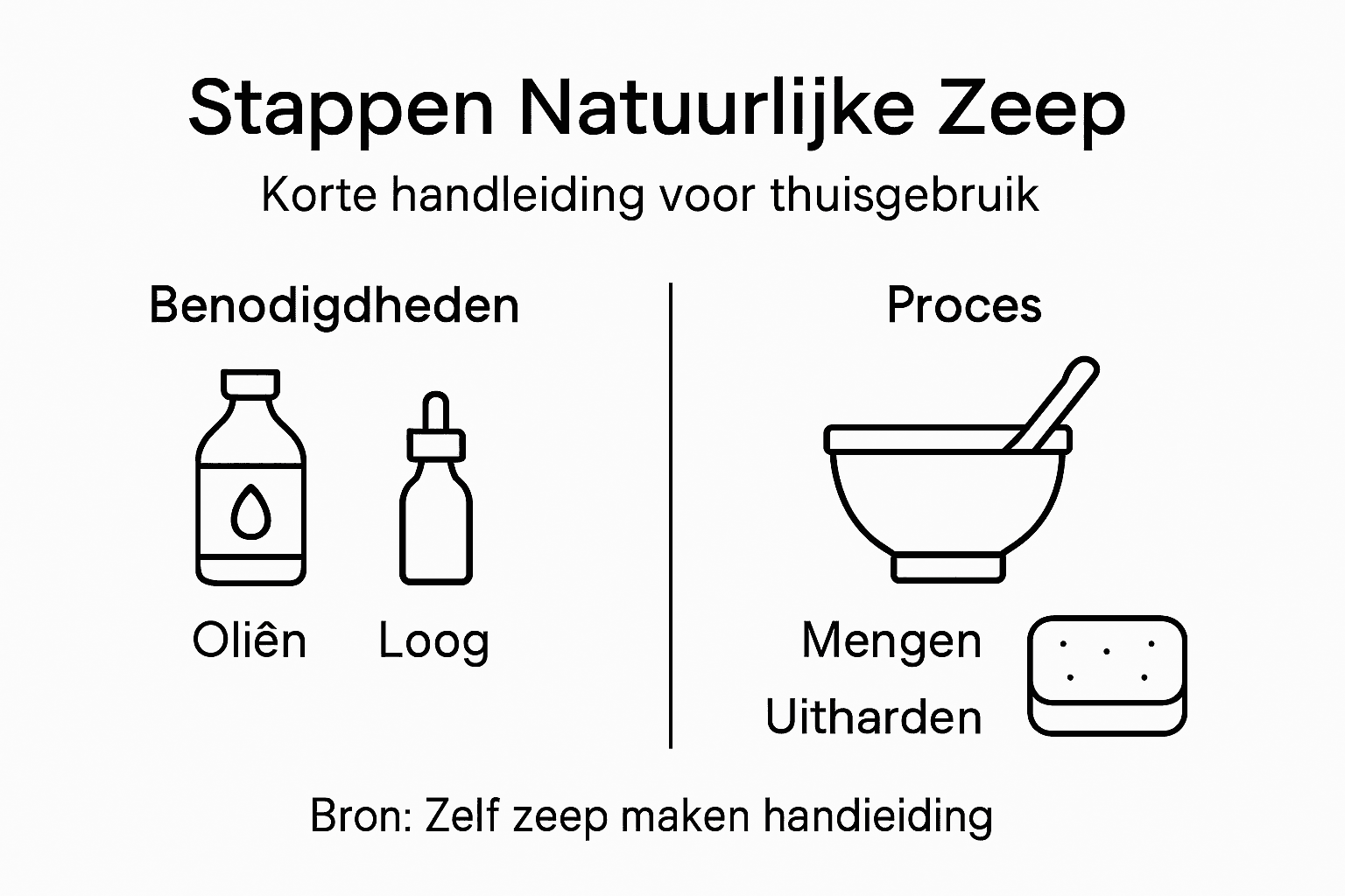 Overzicht: Zelf natuurlijke zeep maken – stappenplan en wat je nodig hebt