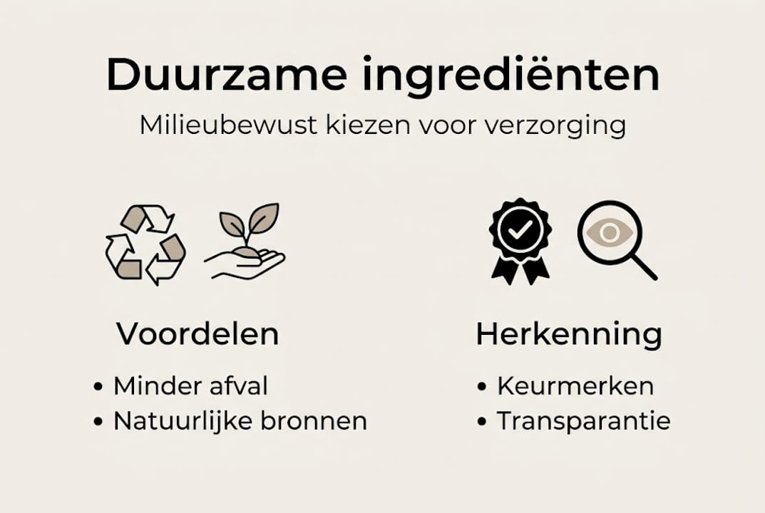 Overzicht: duurzame ingrediënten en hun voordelen