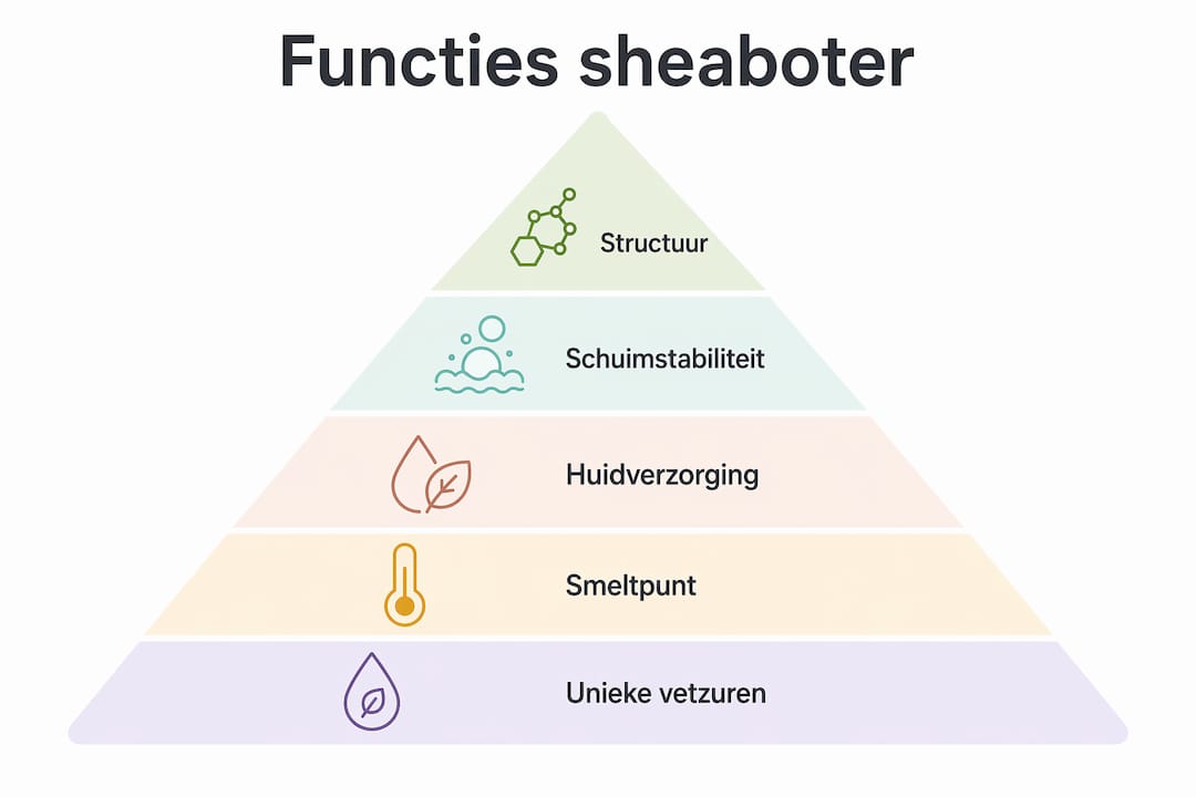 Infographic: de rol van sheaboter in zeep