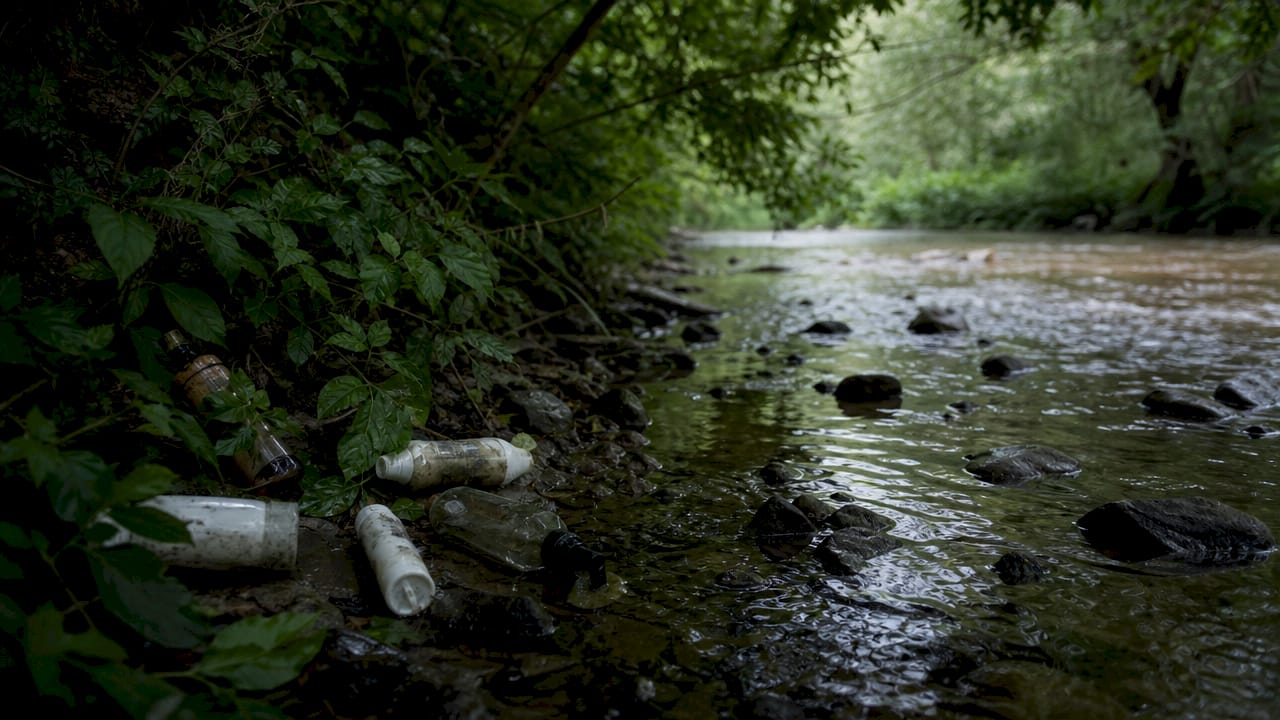 Restanten van cosmetica komen steeds vaker in onze rivieren terecht en verstoren daarmee het natuurlijke evenwicht in het ecosysteem.
