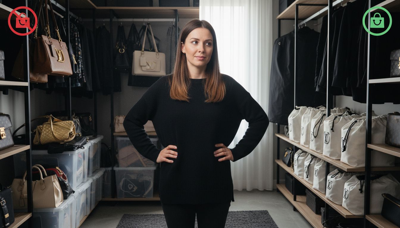 handbag storage solutions