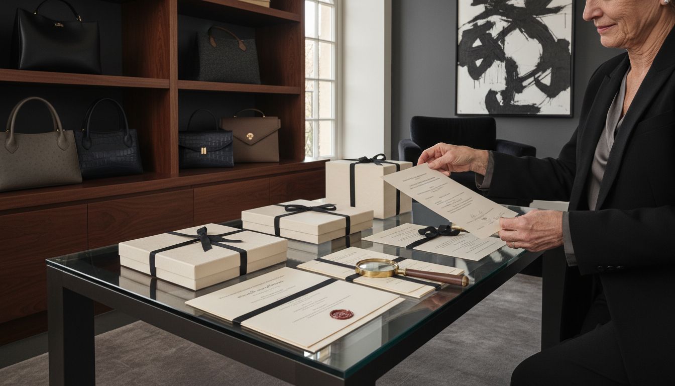 luxury handbag collector