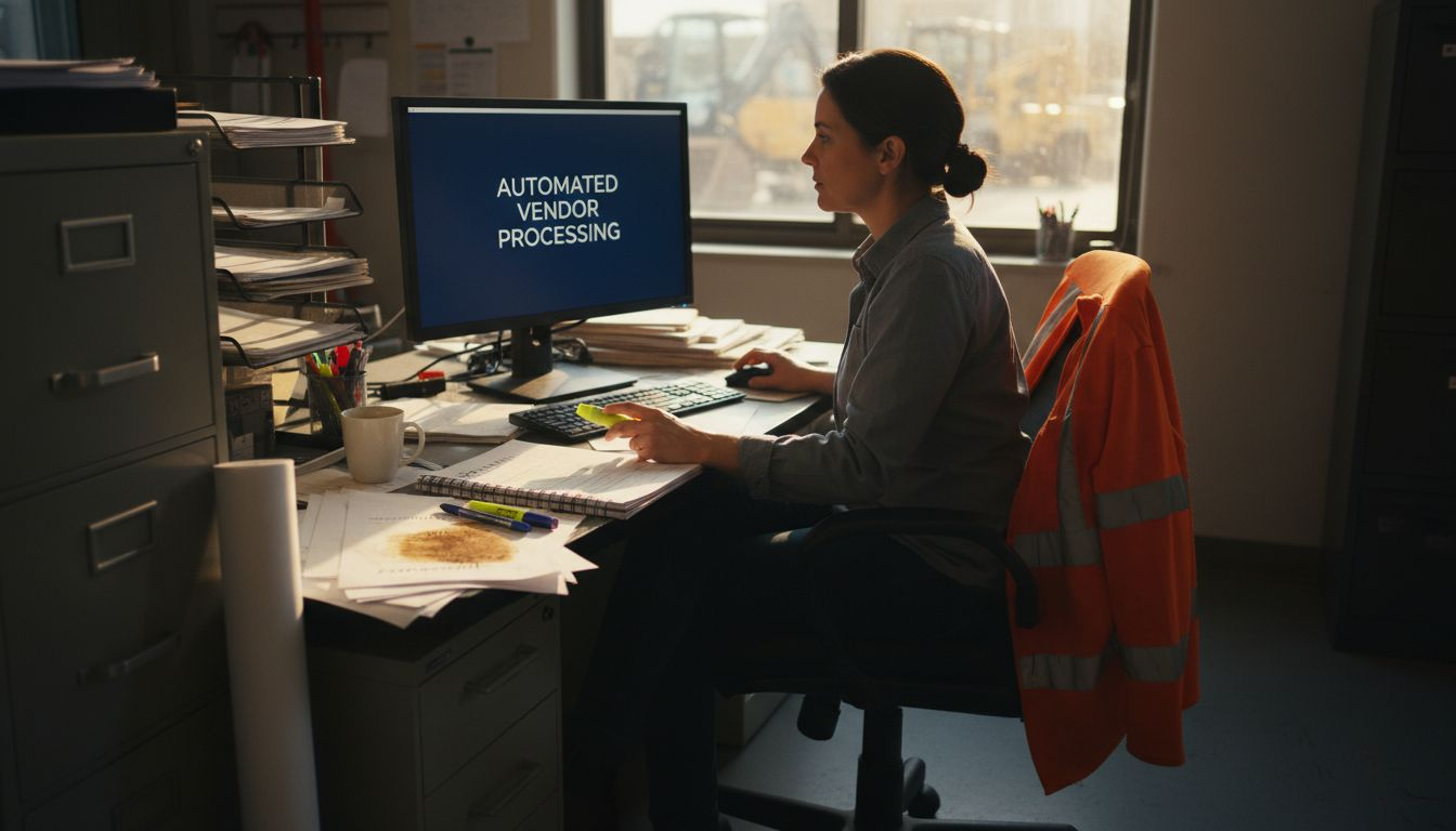 Project coordinator using RPA for vendor processing