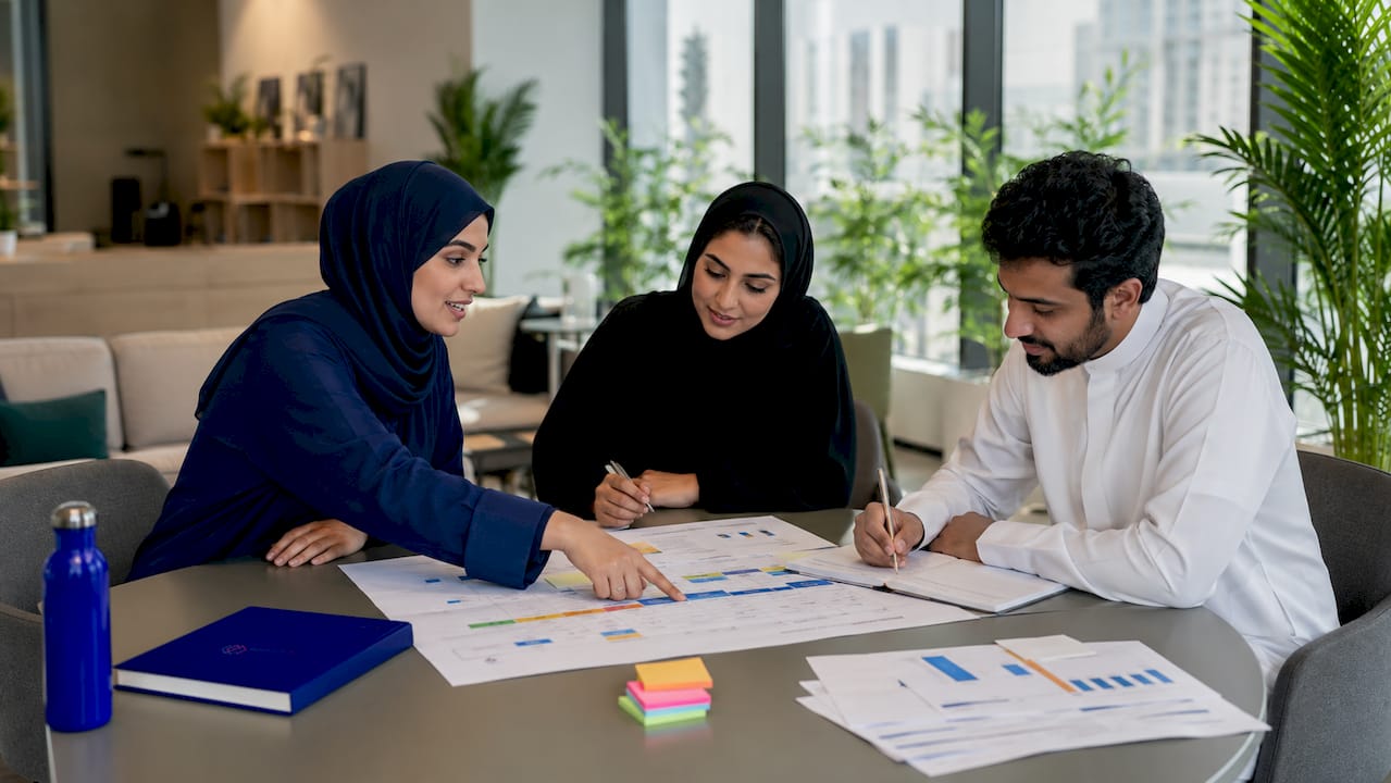 Diverse team planning Dynamics 365 project