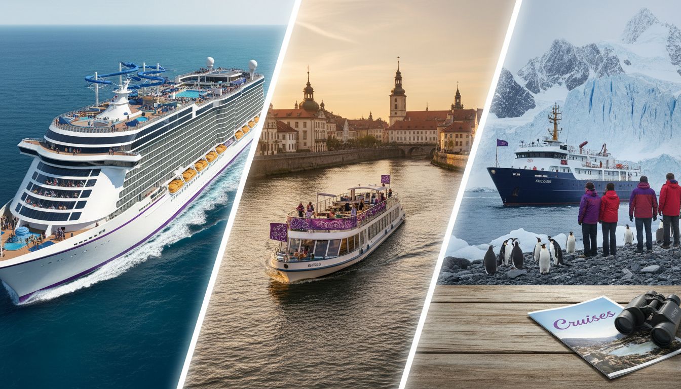 Types of cruise ships and experiences