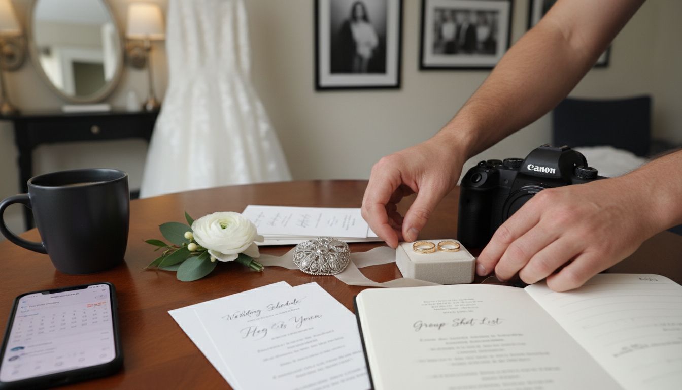 wedding prep details