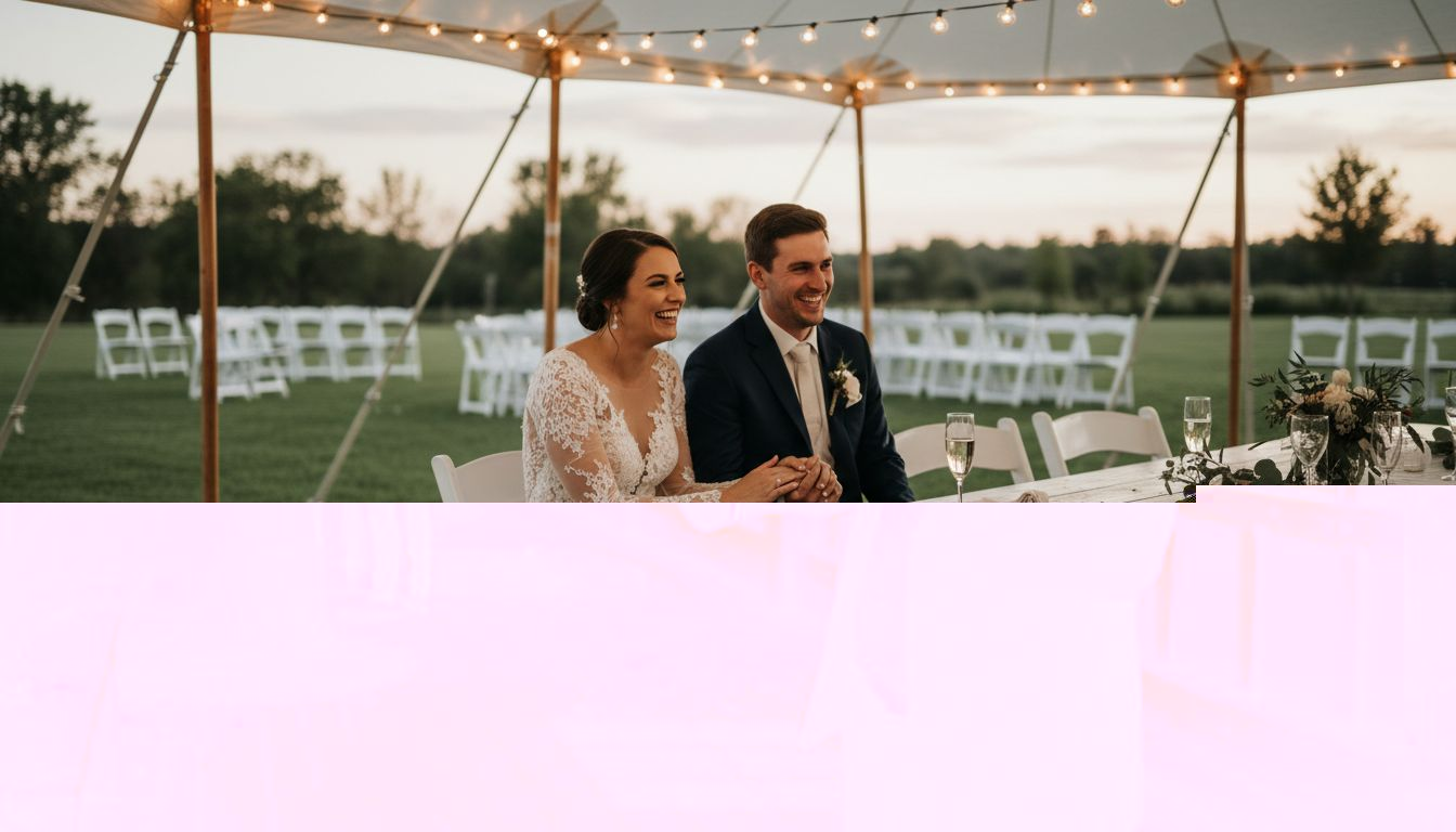 Videographer filming wedding vows with natural light