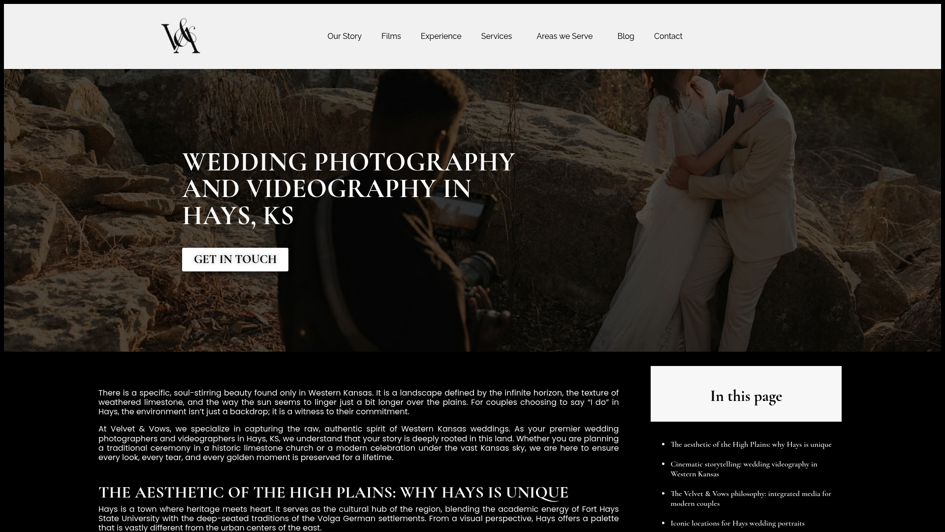 https://velvetandvows.com/wedding-photography-and-videography-hays-ks
