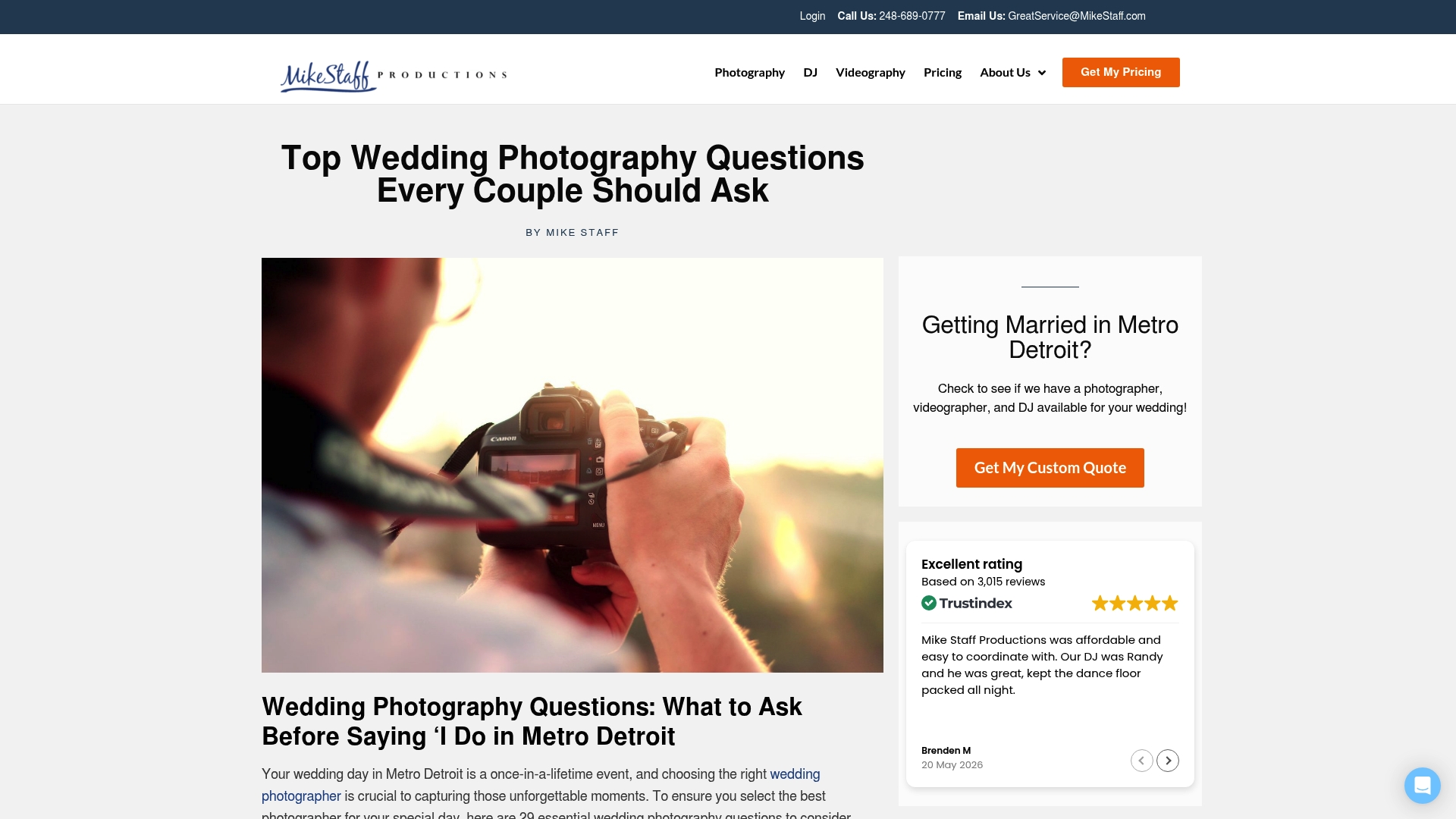 https://mikestaff.com/wedding-ideas/wedding-photography-questions