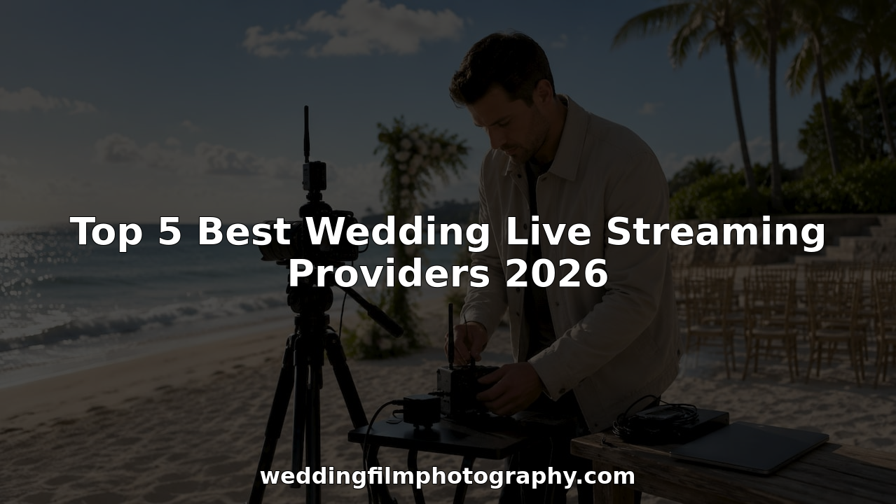 Videographer preparing live streaming equipment outdoors