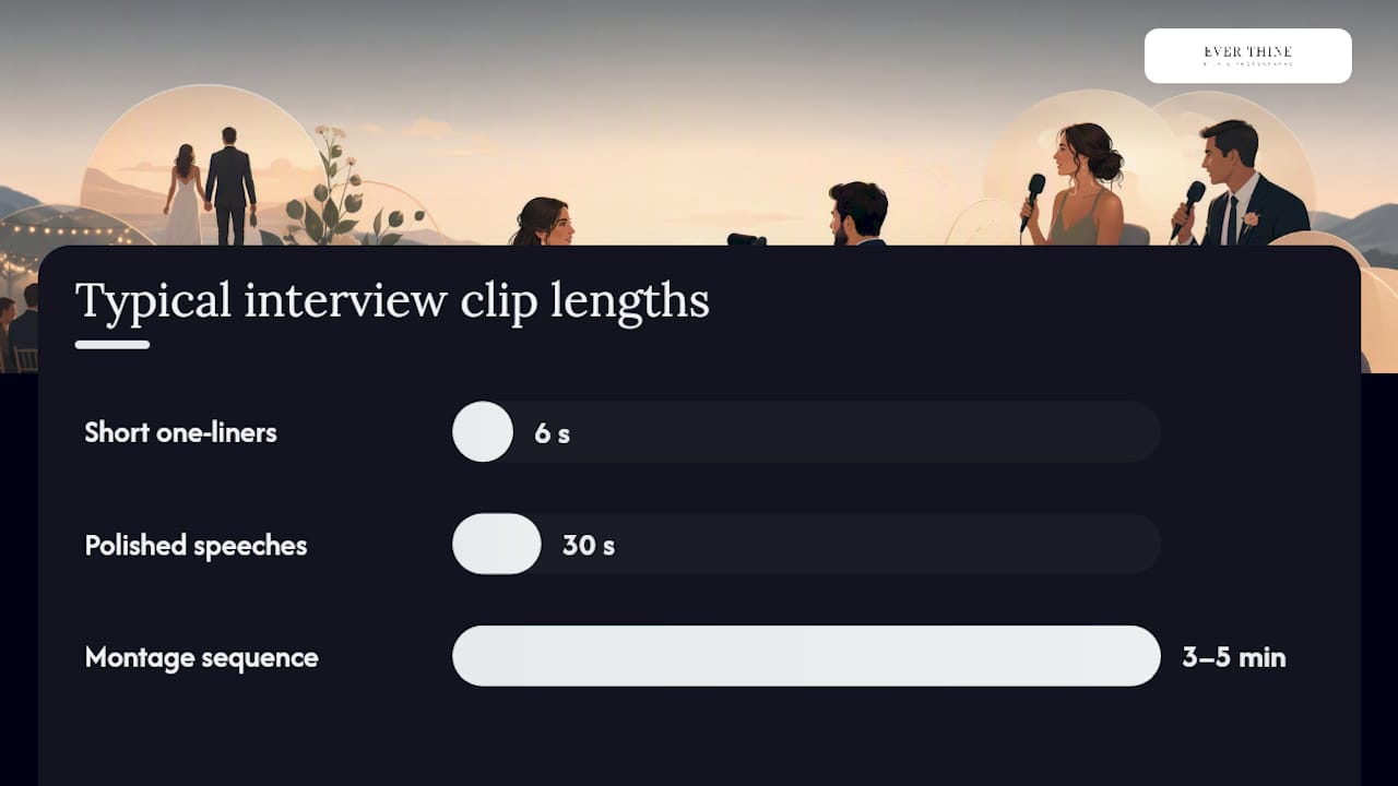 How interview clips make it into your final film — overview diagram