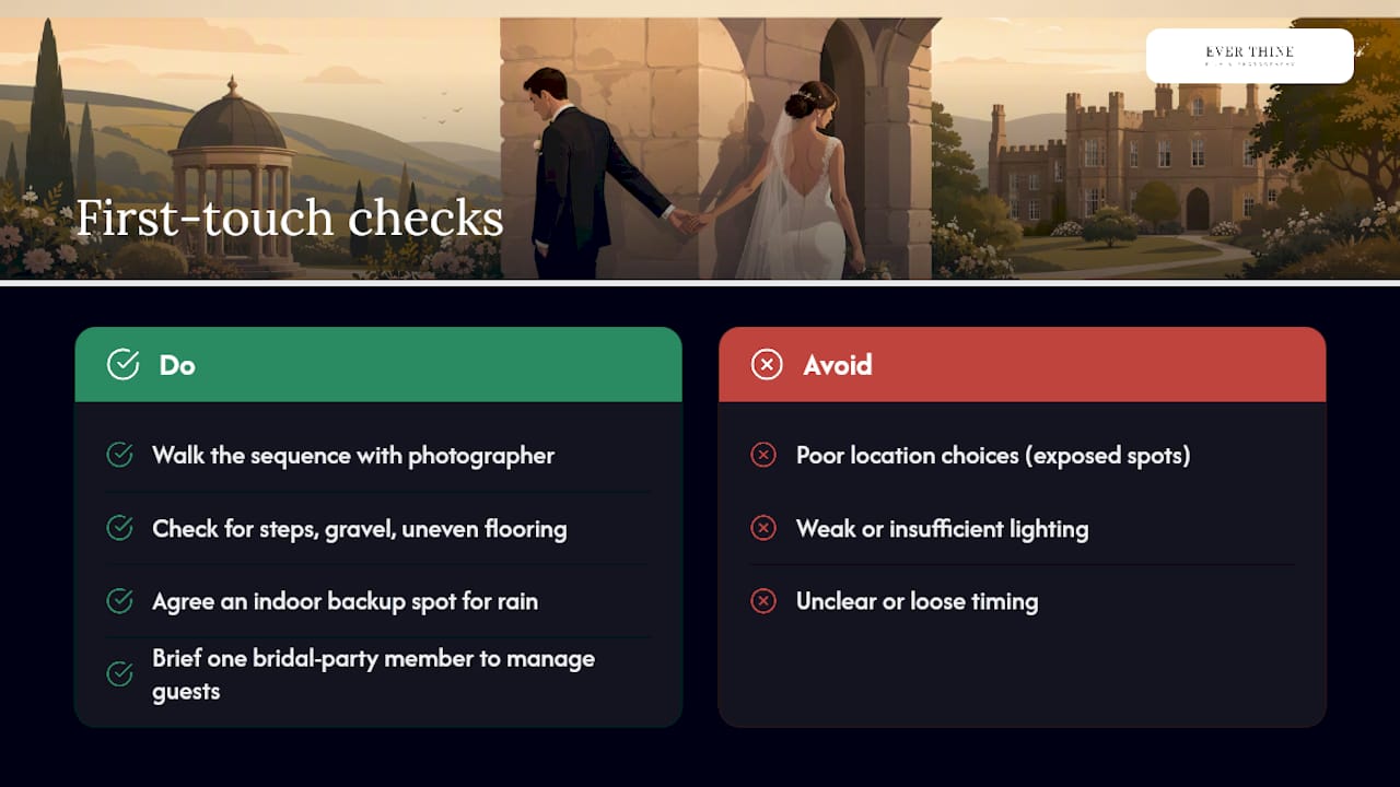 Four checks for planning a first touch