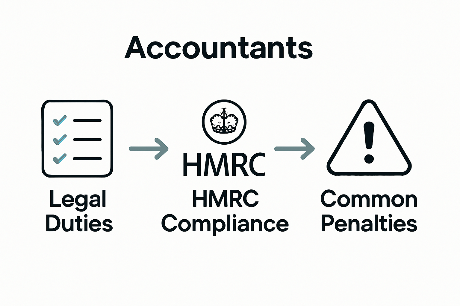 Infographic on accountant legal and compliance roles