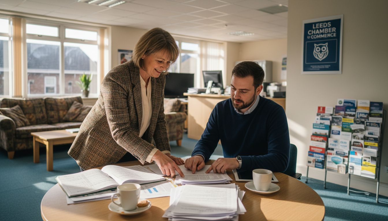 Accountant meeting Leeds business owner