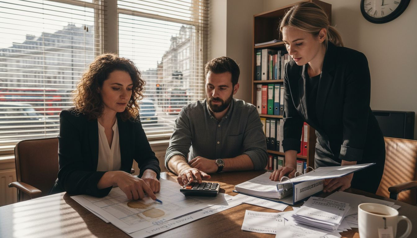SME team discussing in-house payroll tasks