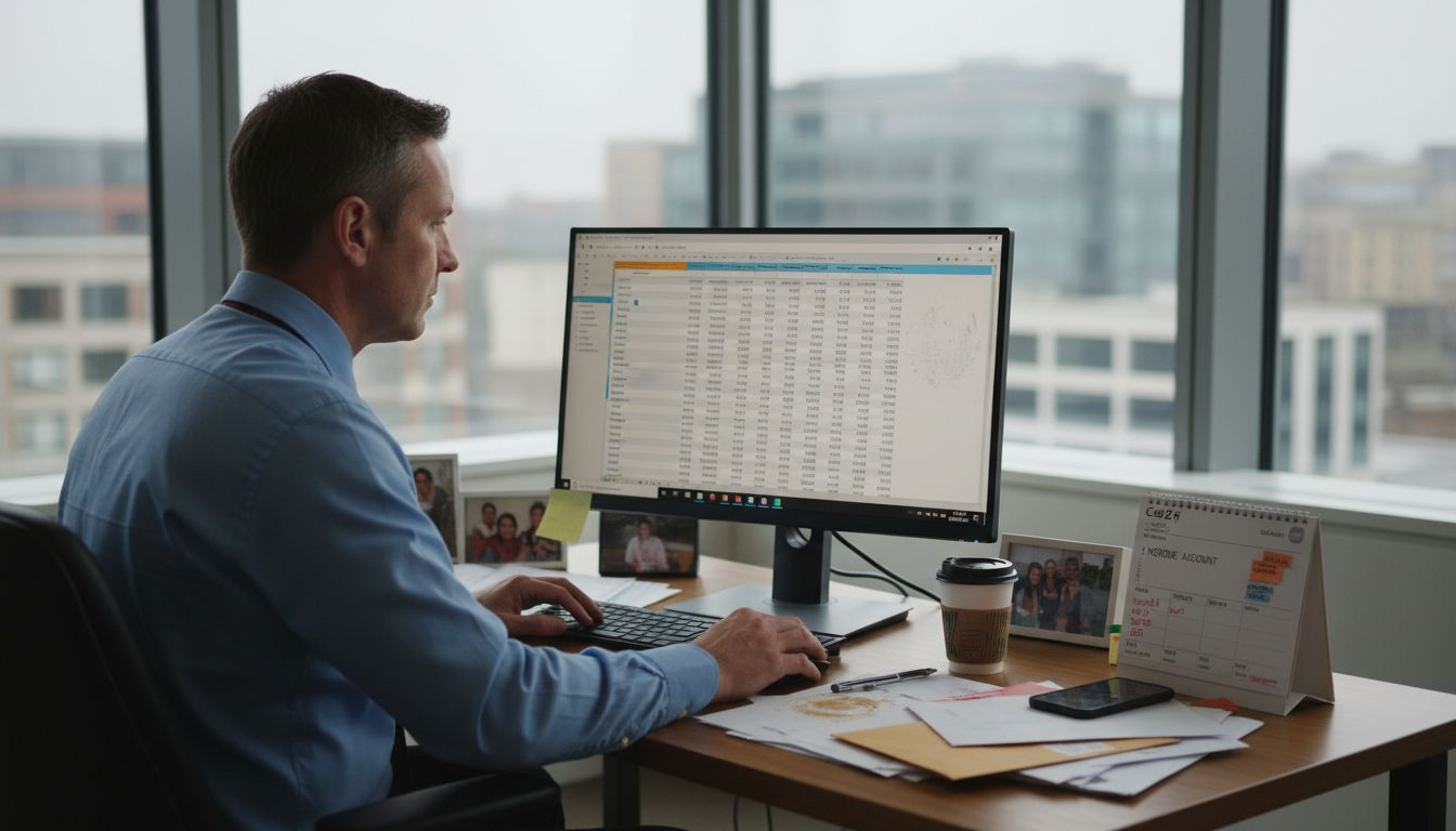 Small business owner checking HMRC deadlines