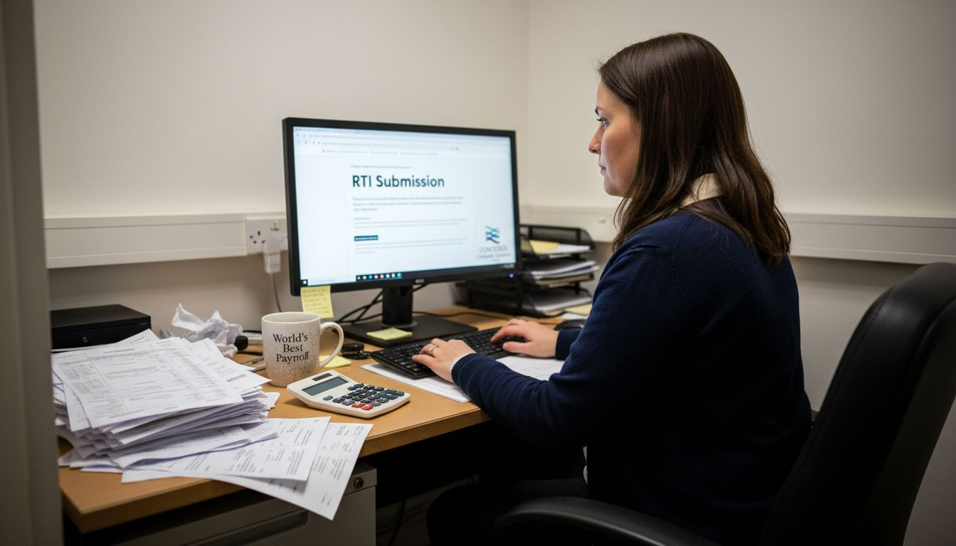 Payroll manager submits RTI report online