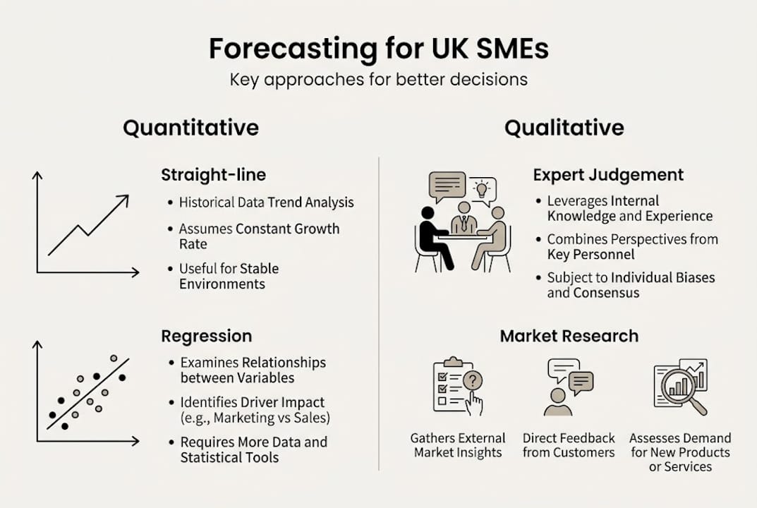 Infographic compares SME forecasting methods