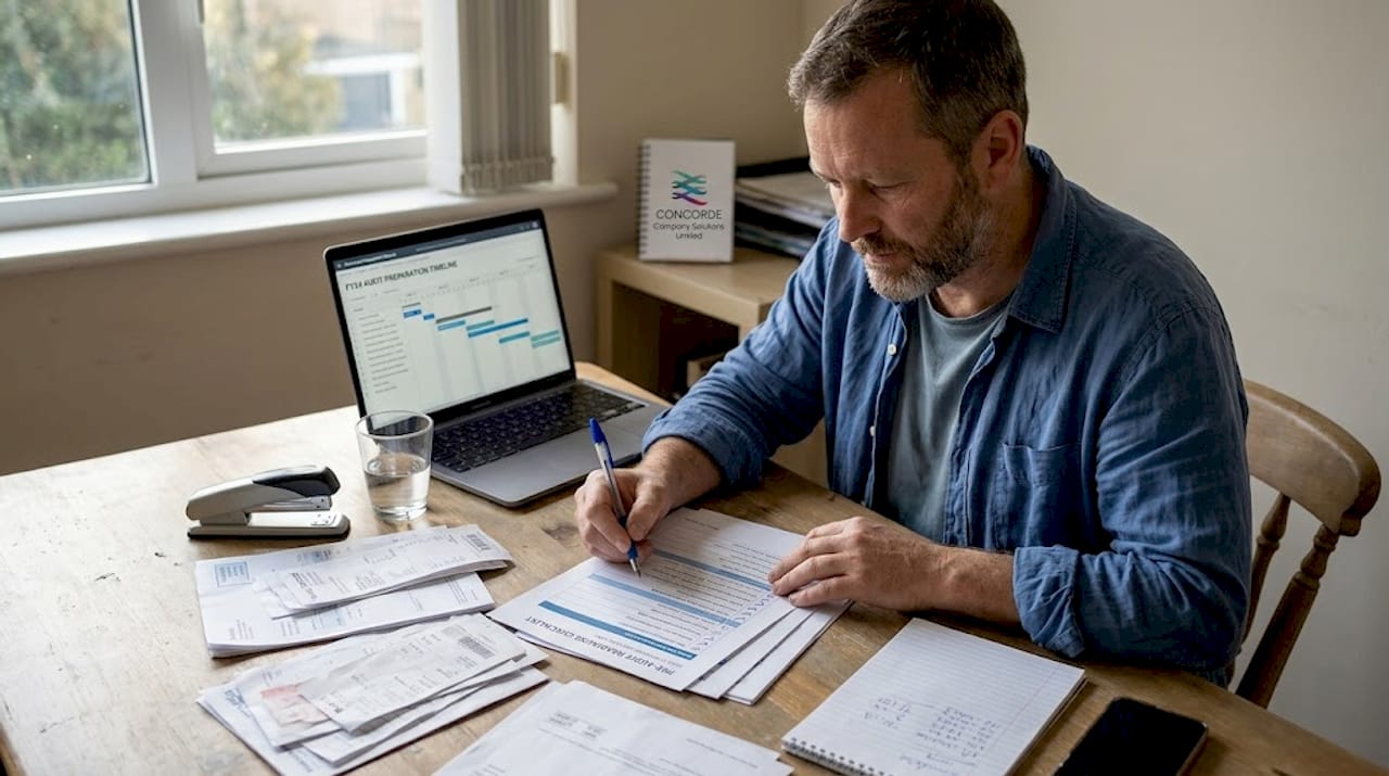 SME owner completing audit checklist